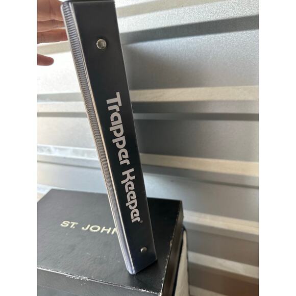 Vintage Mead Trapper Keeper Binder Geometric Shapes 1" Ring Portfolios Retro - Picture 4 of 5